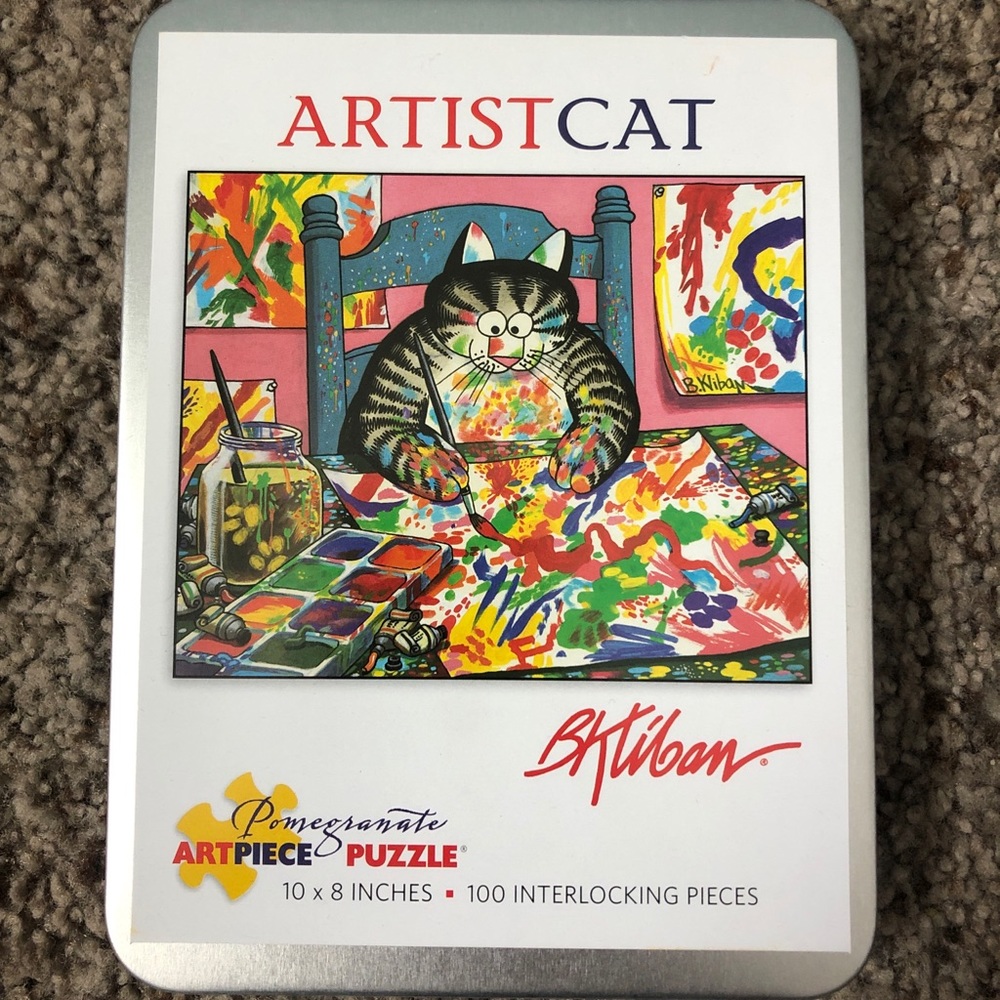 Cat 100 piece puzzle